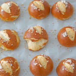 Sourdough Pretzel Rolls