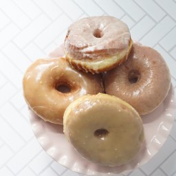 Homemade Doughnuts and Doughnut Holes